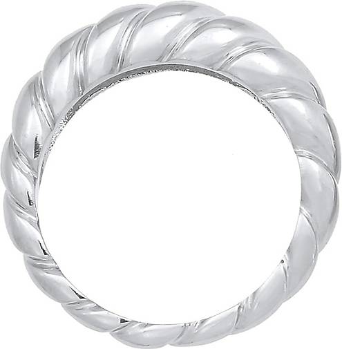 Elli Ring Twisted Gedreht Bandring Silber In Silber Bestellen