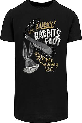 F Nt Stic Long Cut T Shirt Looney Tunes Bugs Bunny Rub Me The Wrong Way