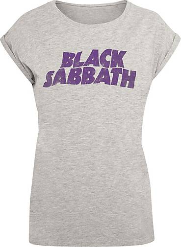 F Nt Stic T Shirt Black Sabbath Heavy Metal Band Wavy Logo Distressed