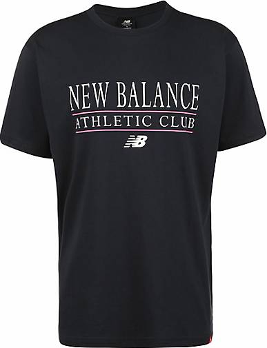 New Balance Essentials Athletic Club T Shirt Herren In Schwarz