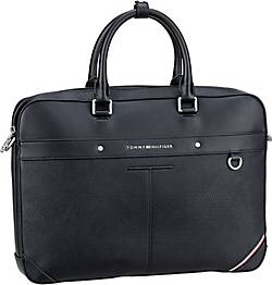 TOMMY HILFIGER Aktentasche TH Central Slim Computer Bag PSP23 Schwarz