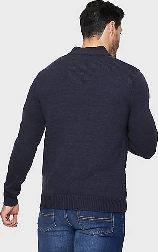 Threadbare Stehkragenpullover In Dunkelblau Bestellen 13863001