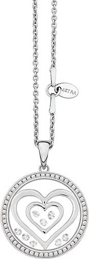 ASTRA Kette mit Anhänger DOUBLE HEART ASTRA Kette mit Anhänger DOUBLE HEART