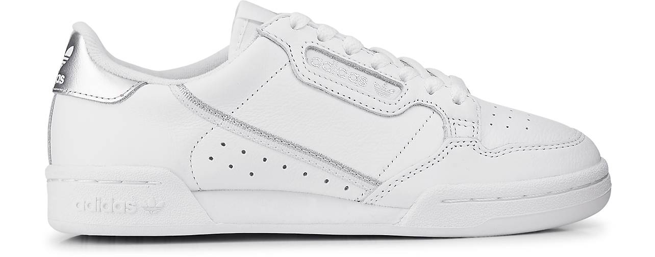 adidas continental 80 damen weiß silber