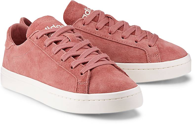 adidas court vantage rose