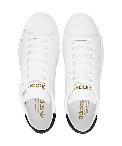 adidas leder sneaker weiß