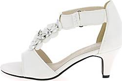andrea conti sandalette silber