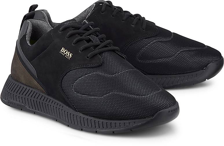 boss titanium runn sneaker