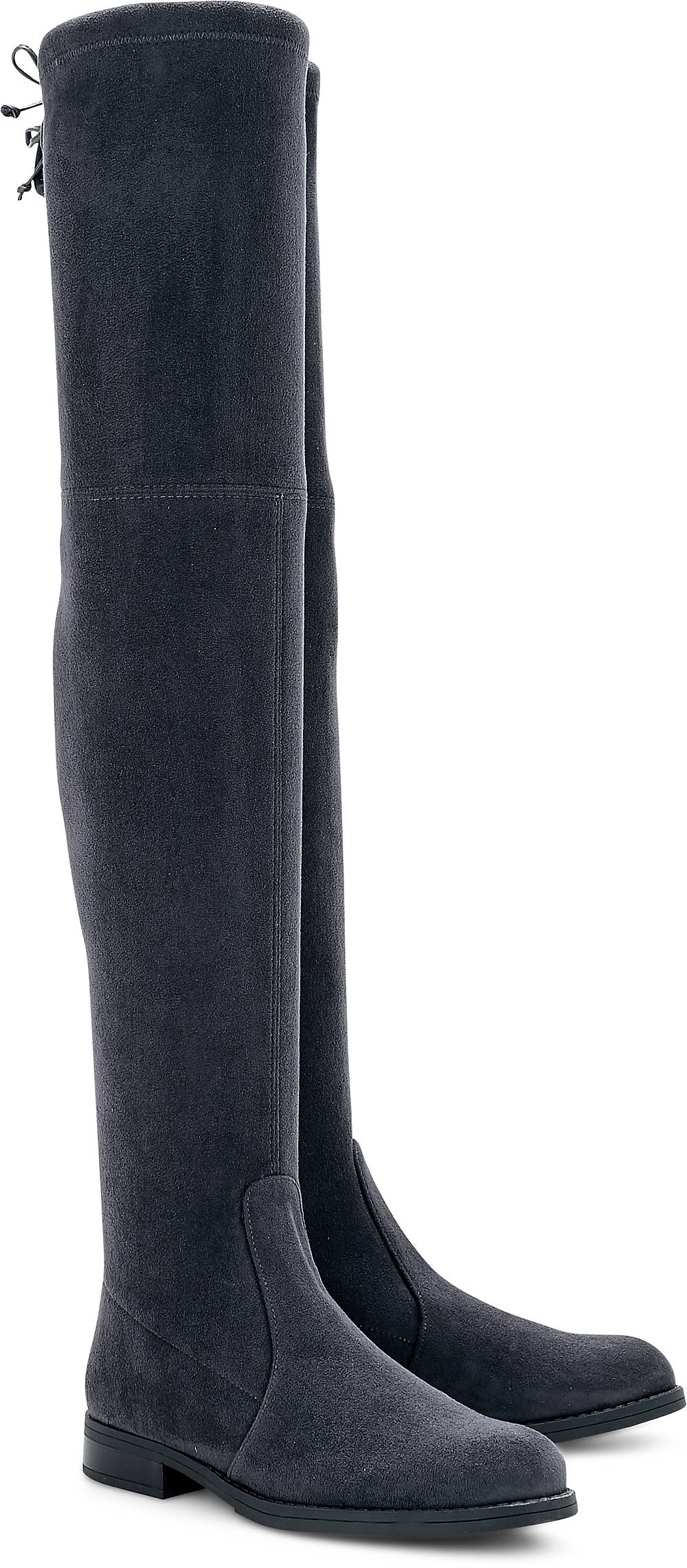 Buffalo, Overknee-Stiefel in grau, Stiefel für Damen Gr. 36