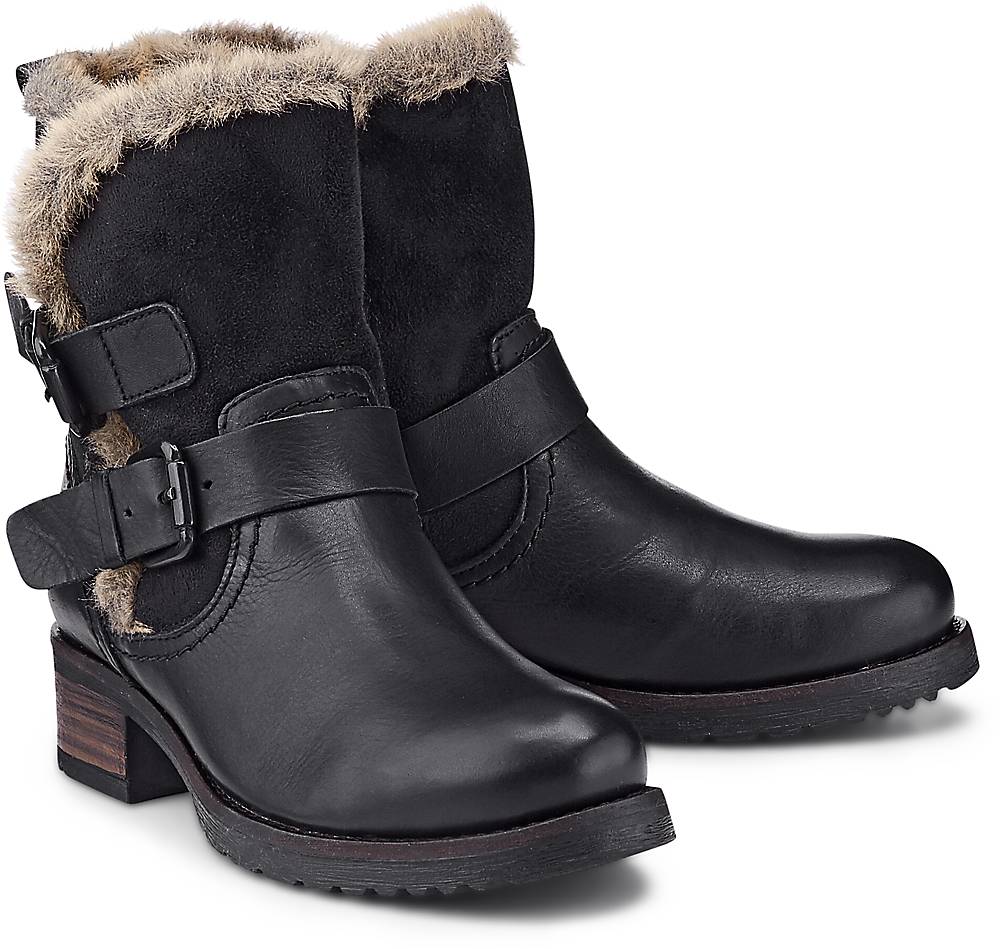 Buffalo, Trend-Stiefel in schwarz, Stiefeletten für Damen Gr. 36