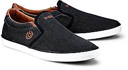 Bugatti Denim Canvas-Slipper Bugatti Denim Canvas-Slipper