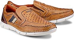 Bugatti Denim Leder-Slip-On Bugatti Denim Leder-Slip-On