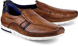 Bugatti Denim Leder-Slip-On Bugatti Denim Leder-Slip-On