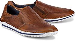 Bugatti Denim Leder-Slip-On Bugatti Denim Leder-Slip-On