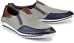 Bugatti Denim Leder-Slip-On Bugatti Denim Leder-Slip-On