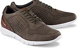 Bugatti Denim Leder-Sneaker Bugatti Denim Leder-Sneaker