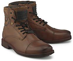 Bugatti Denim Schnür-Boots Bugatti Denim Schnür-Boots