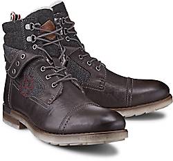 Bugatti Denim Schnür-Boots Bugatti Denim Schnür-Boots