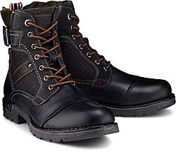 Bugatti Denim Schnür-Boots Bugatti Denim Schnür-Boots