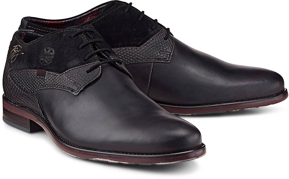 Bugatti, Derby-Schnürschuh in grau, Business-Schuhe für Herren Gr. 40