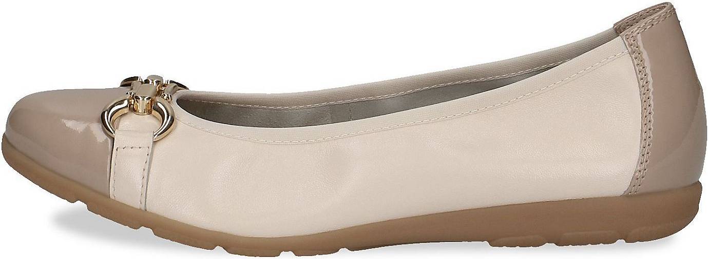 Scarpe Ballerine CAPRICE 9-9-22102-20 | Larghezza G | Tacco 1.5 Cm | Pelle Vera | Plantare Estraibile | Comode Ed Eleganti