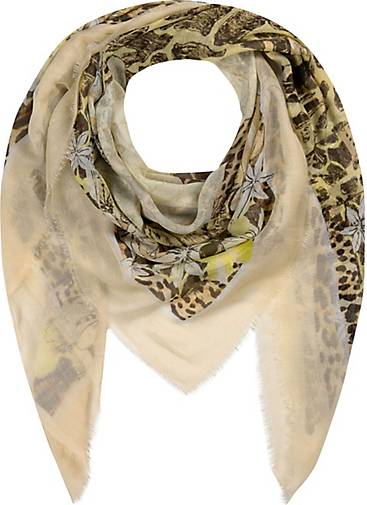 Codello Scandi-Tuch 135x135cm - Flauschiges Wintertuch Orange