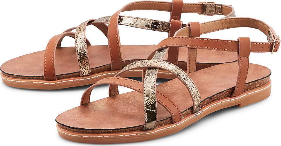 COX Trend Sandale mittelbraun | GÖRTZ 31609901 Tamaris Fashion Sandale roségold | GÖRTZ 31393201