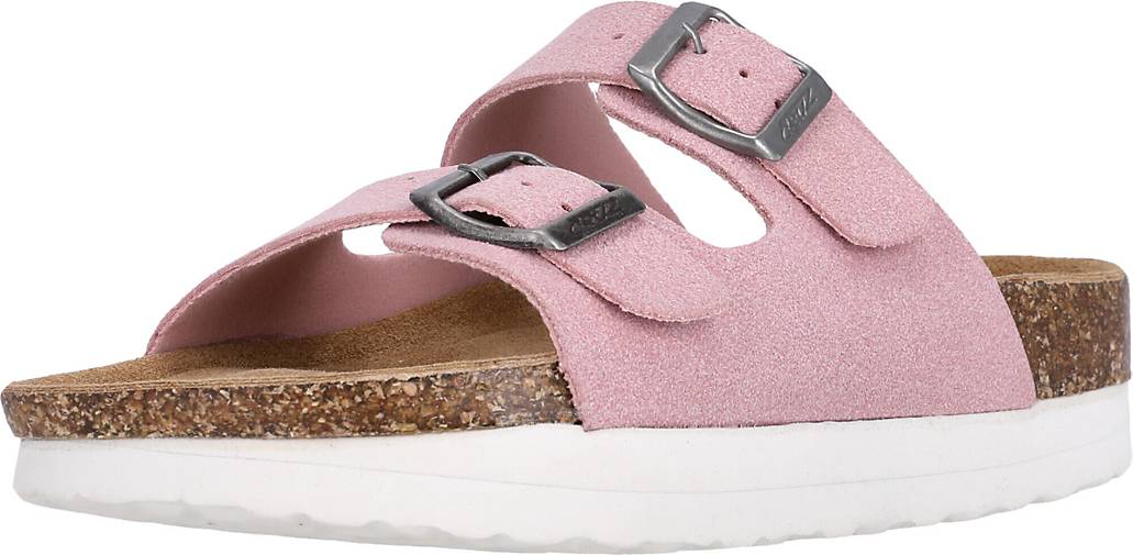 Rohde Alba Softino Pantolette Damen Hausschuhe Sandale 5623 33 Zweiriemer Lachs