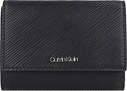 Calvin Klein, Ck Elevated Geldbörse 13 Cm in schwarz, Geldbörsen für Damen