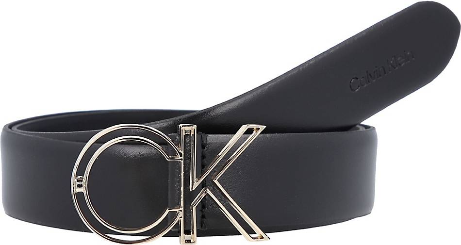 Calvin Klein CK Frame Gürtel Leder in schwarz bestellen - 76128501