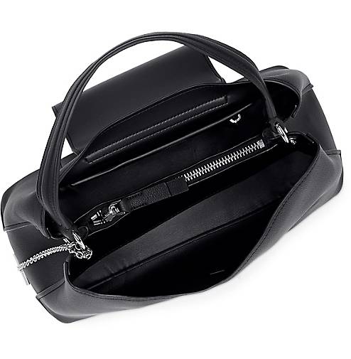 ck push lock shoulder bag