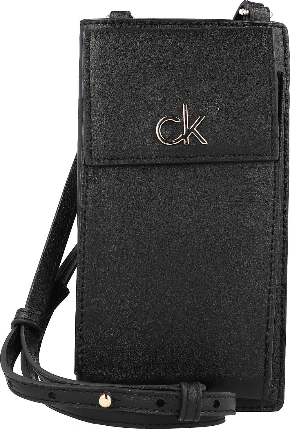 Calvin Klein, Handytasche Rfid 10 Cm in schwarz, Handyhüllen & Zubehör für Damen