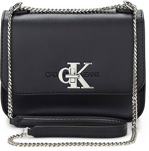 Calvin Klein Jeans Tasche CKJ MONO HARDWARE MEDIUM FLAP in schwarz  bestellen - 31171001