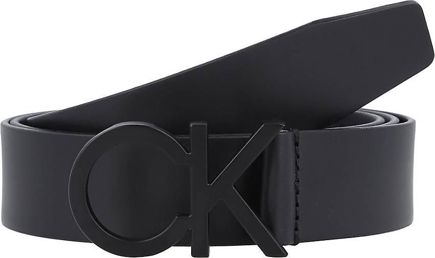 Calvin Klein Leder Gürtel in schwarz bestellen - 95770002