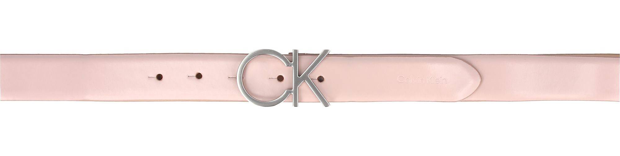 Calvin Klein Re-Lock Gürtel Leder in rosa bestellen - 24902002