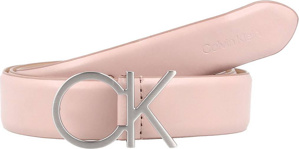 Calvin Klein Re-Lock Gürtel Leder in rosa bestellen - 24902002