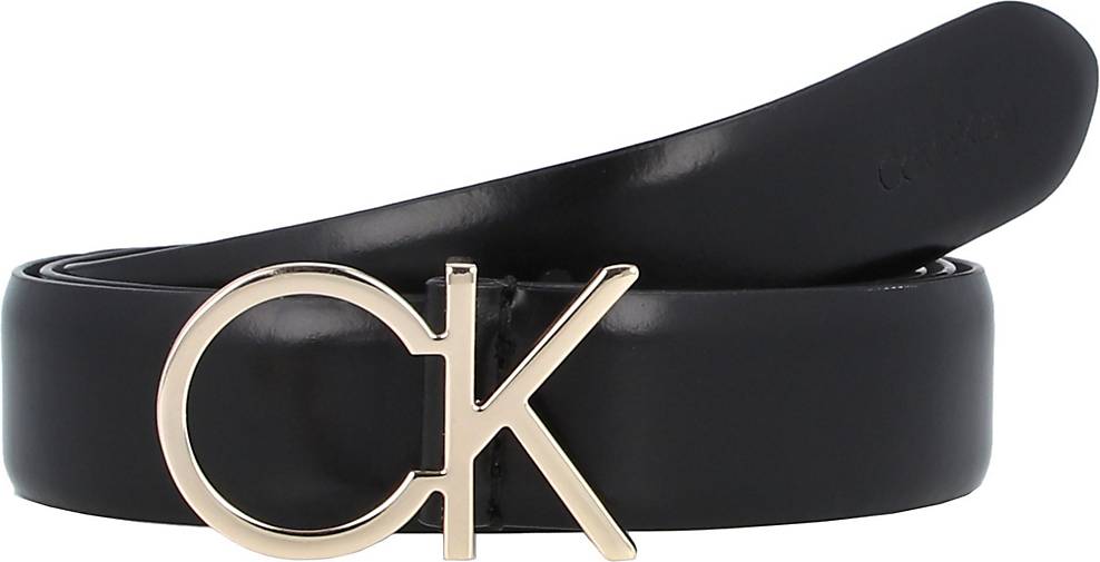 Calvin Klein Re-Lock 24902001 in Gürtel schwarz - Leder bestellen