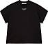 Calvin Klein T-Shirt Stacked Logo Loose Knit Top W