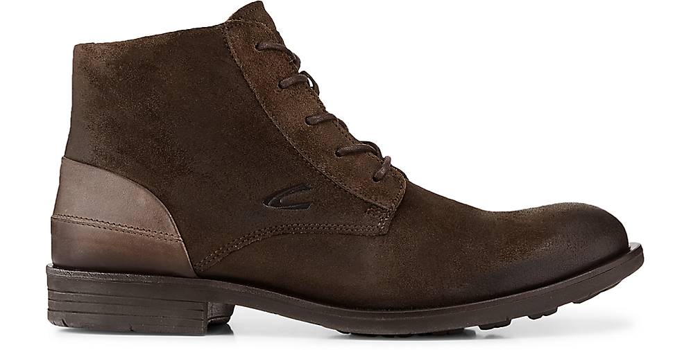 Schnürboots CHECK 12 camel active Herren Stiefeletten braun 40 12 | GALERIA
