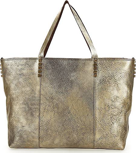 Campomaggi Shopper Tasche Leder 37 cm in gold bestellen - 22192502