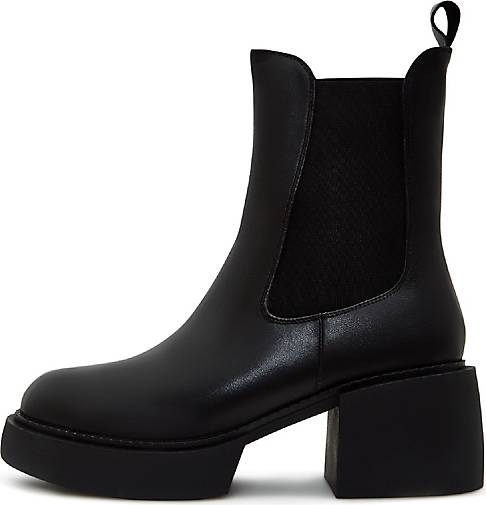 Leather block heel chelsea on sale boots