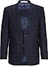Christopher Bates Jackenblazer Wool Check Blazer - Single Breasted