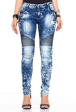 Cipo & Baxx Jeans mit modischen Acid-Wash-Details in Skinny-Fit Cipo & Baxx Jeans mit modischen Acid-Wash-Details in Skinny-Fit