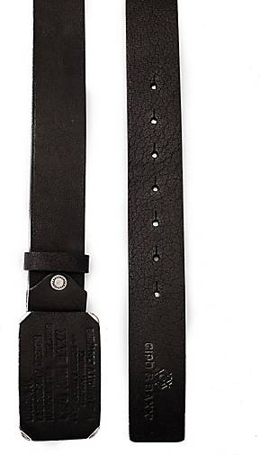 Cipo & Baxx Ledergürtel mit toller Schnalle in schwarz bestellen - 15433002