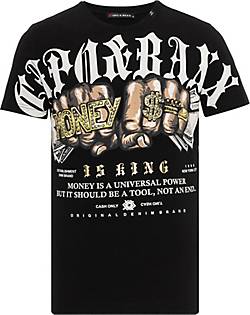 Cipo & Baxx T-Shirt mit großem Money-Frontprint Cipo & Baxx T-Shirt mit großem Money-Frontprint