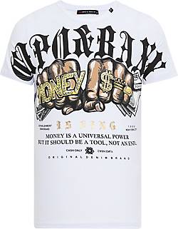 Cipo & Baxx T-Shirt mit großem Money-Frontprint Cipo & Baxx T-Shirt mit großem Money-Frontprint