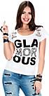 Cipo & Baxx T-Shirt mit stylishen Cut-Outs