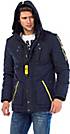 Cipo & Baxx Winterparka mit abnehmbare Kapuze
