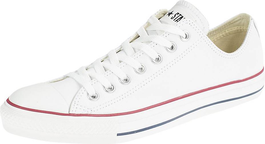 Converse Chuck Taylor All Star Core OX Leather Sneaker in weiß bestellen -  93720101