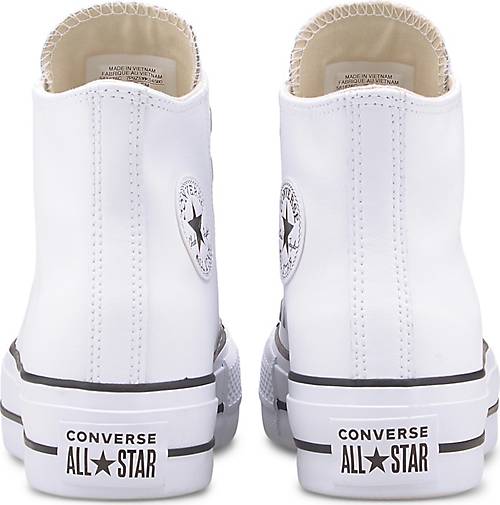 Sneaker TAYLOR ALL STAR LIFT CLEAN - HI - LEATHER in weiß - 31825501